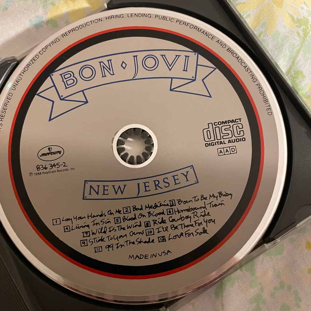 Bon Jovi New Jersey CD